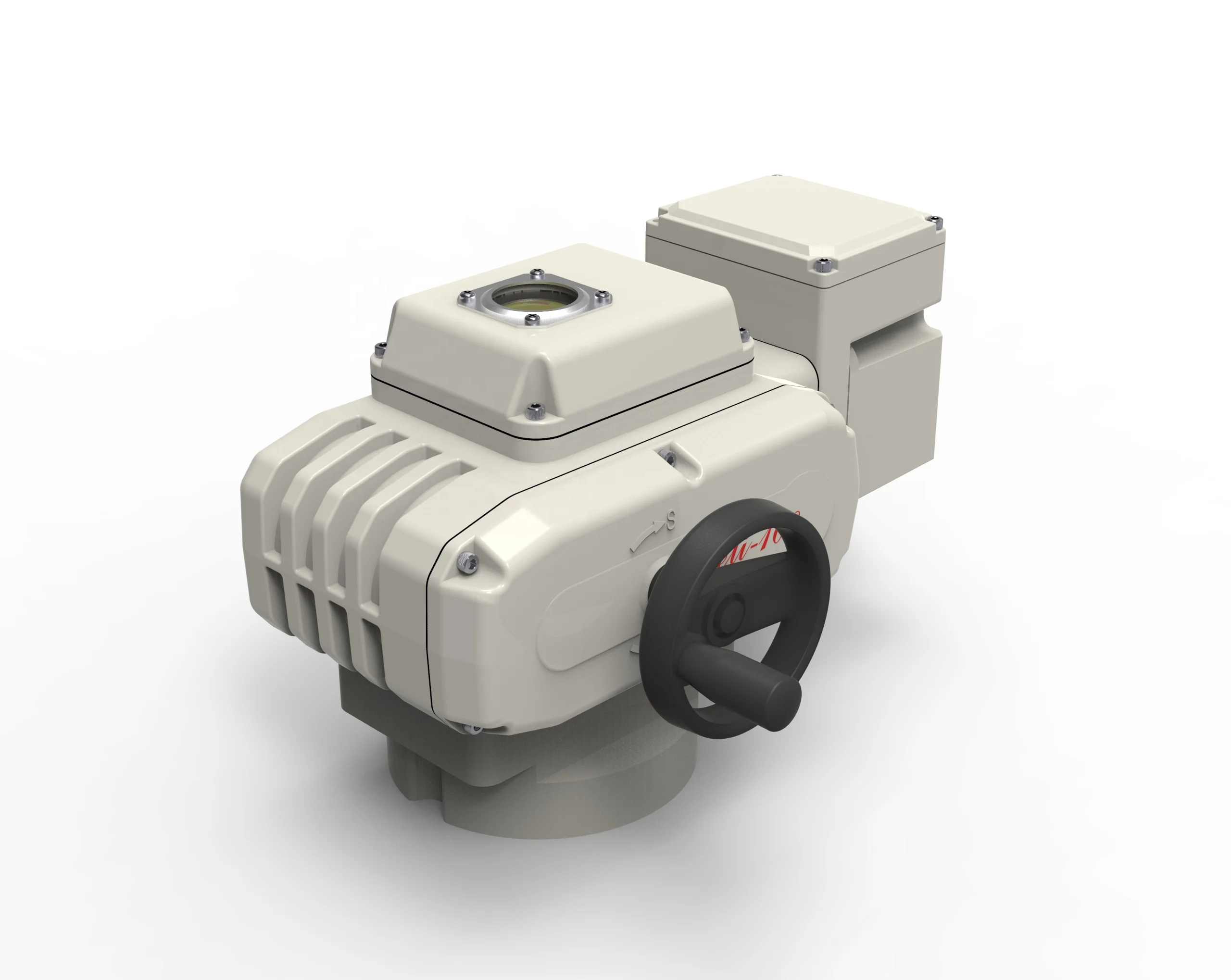 HL-Y2 grey electric actuator local control with LCD display rotary turn 1000NM  install directly ISO 5210 with CE certificate