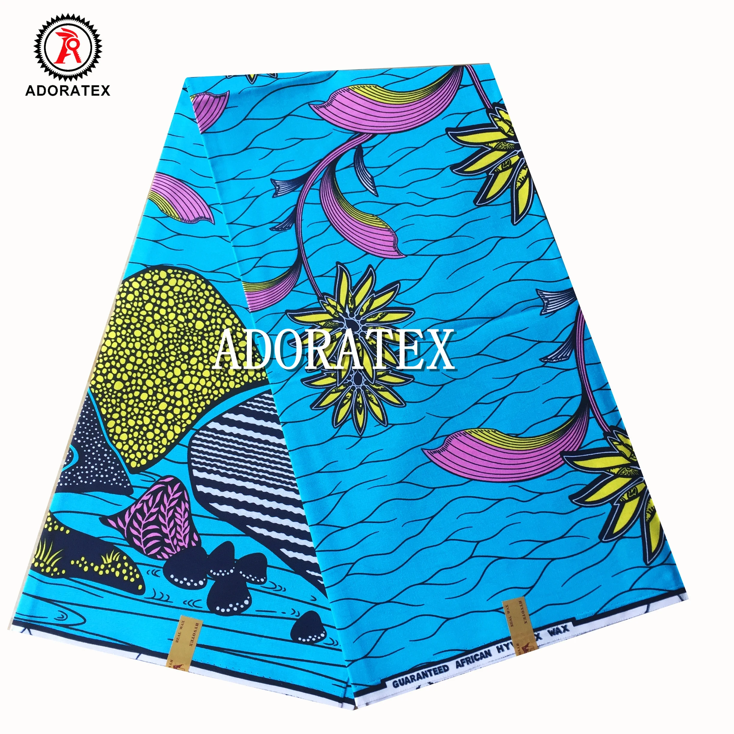 China 100% cotton ankara wax block english print fabric