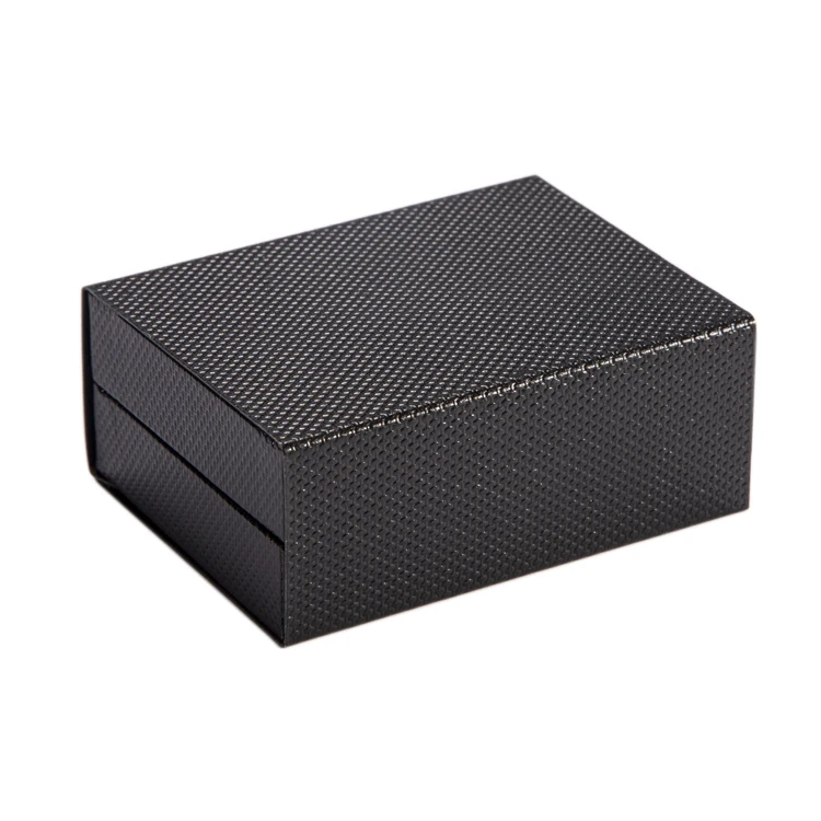 In Stock Blue Black Exquisite Double Cufflink Box With Heaven and Earth Box