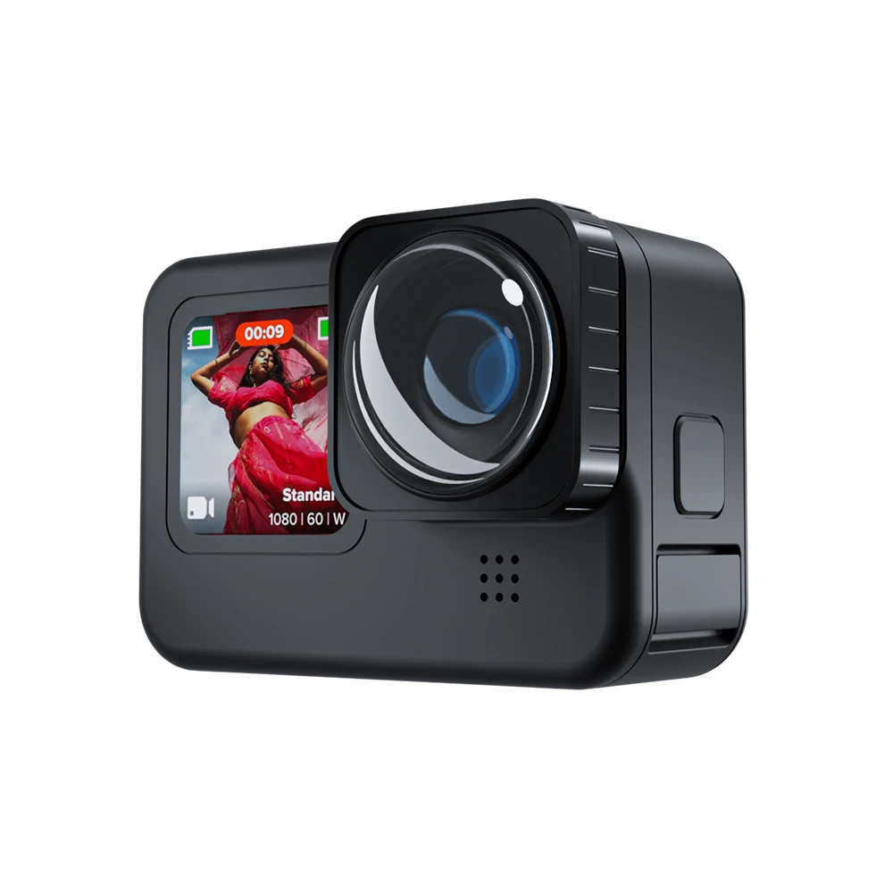 Новое поступление аксессуары для GoPro Telesin ультра широкий угол 155 градусов макс. объектив мод для камеры GoPro Hero 9 Black