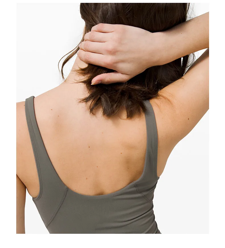 High Quality Breathable 2020 Fitness Wear V Shape Women Workout Sports Bra Vest Crop Tank Top