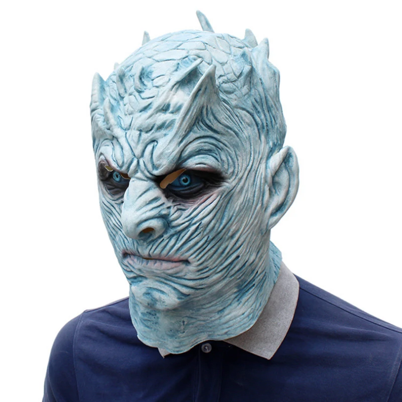 Role Thrones Night King Full Headdress Latex Masquerade Halloween Mask Do not send backlogged products only send new products