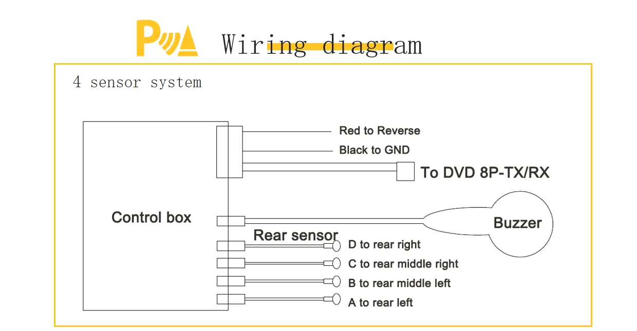 Parktronic Parking Sensor 2 4 6 8 Sensor Reversing Radar Detector Car Parking Assistance Alarm System FOR All Car
