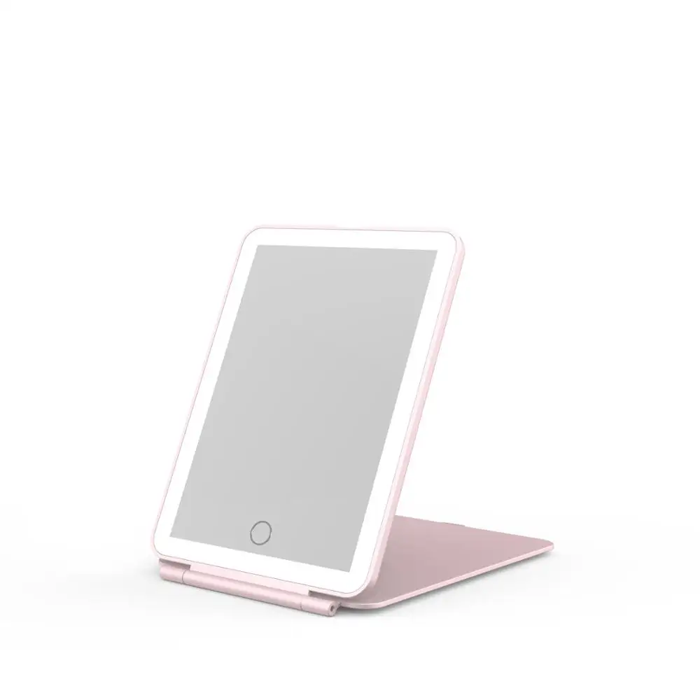  IPad мини макияж зеркало со светодиодной подсветкой 1000 мАч встроенный аккумулятор портативного путешествия