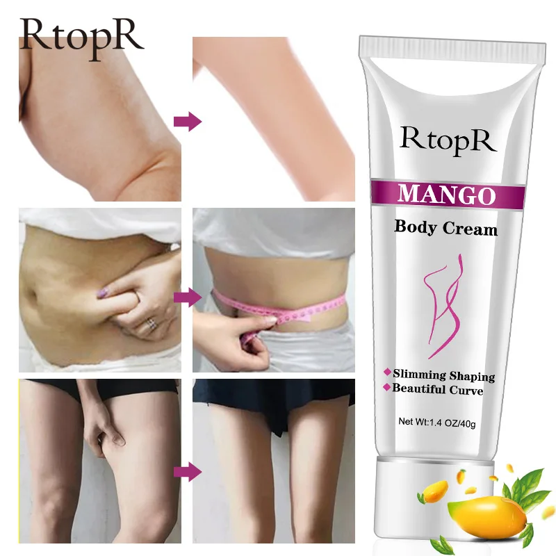 RTS Hot Selling Best Beautiful Curve Weight Loss Stomach Slimming Rtopr Mango Body Cream