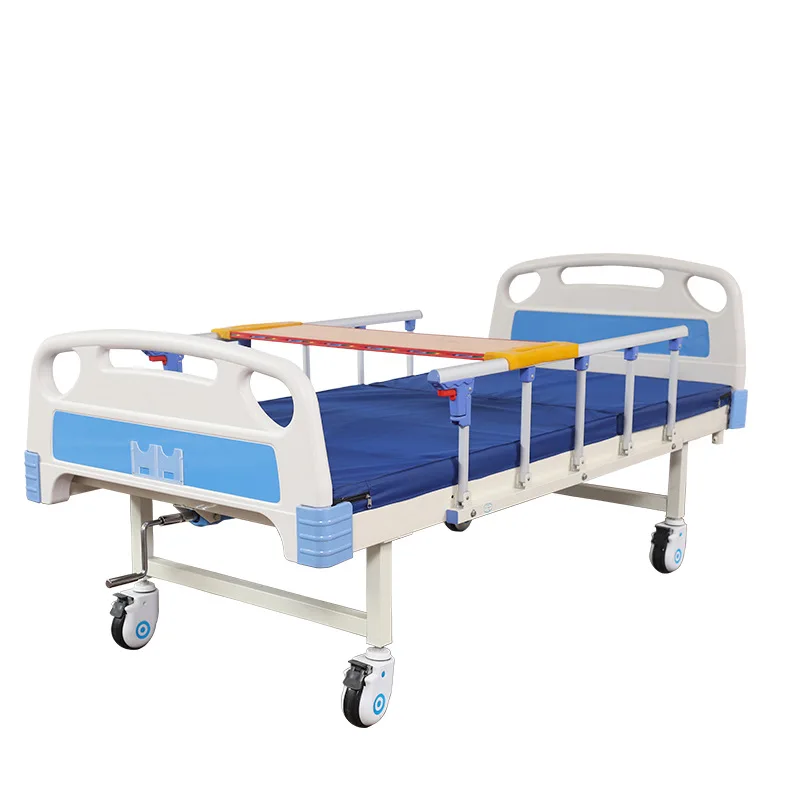 BAOYA Hot selling nursing bed 1 Crank Hospital Bed Manual Hospital Bed For Sale