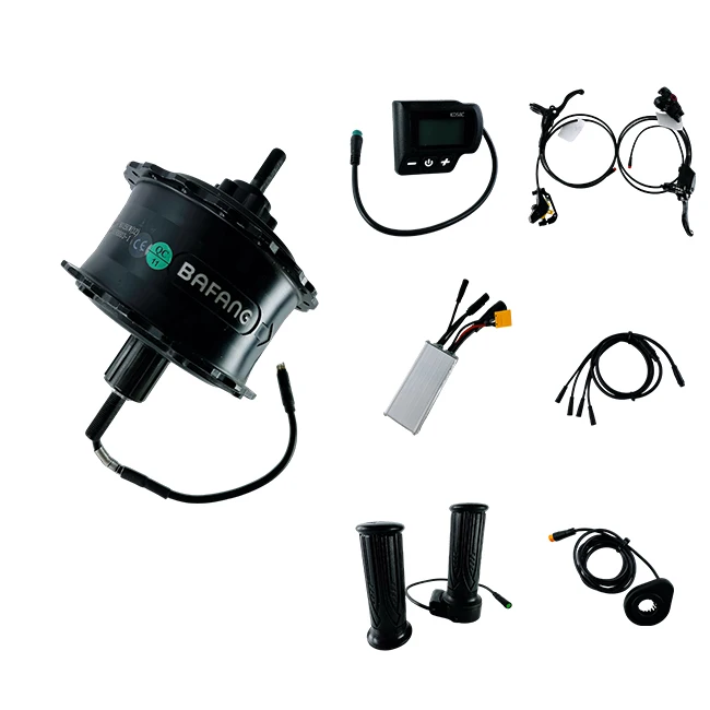 Bafang Factory-Priced Electric Bicycle Conversion Kit 700C LCD Twist Throttle Cycling Engine 750W 500W 350W 250W Electric Bikes