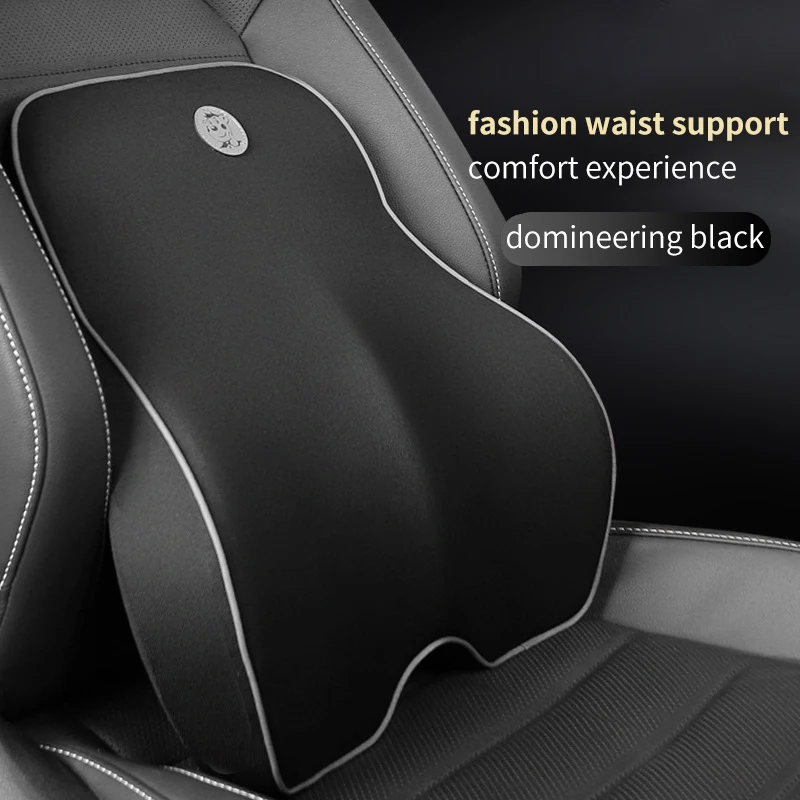 Beezin Portable Orthopedic Back Pillows Lumbar Support Chair Office Gel Seat Cushion Stadium Car Memory Foam Lumbar Cushion