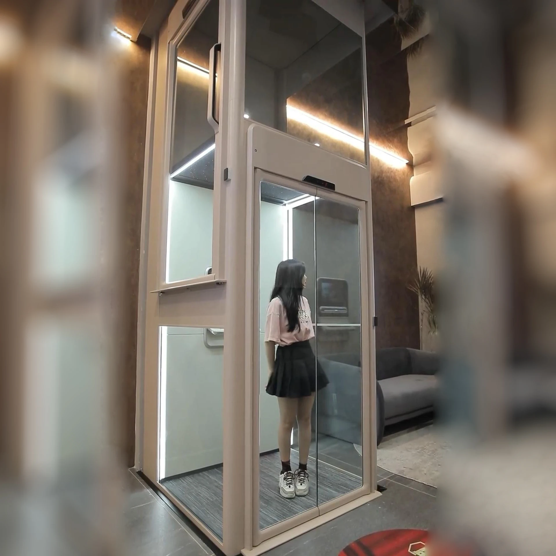400Kg Platform Home Elevator Screw Platform Home Elevator