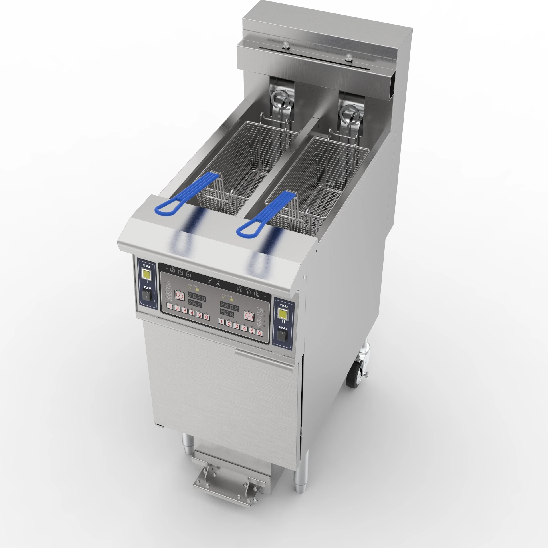 Fried chicken fryer /Electric deep fryer/Chicken Open fryer with oil filter