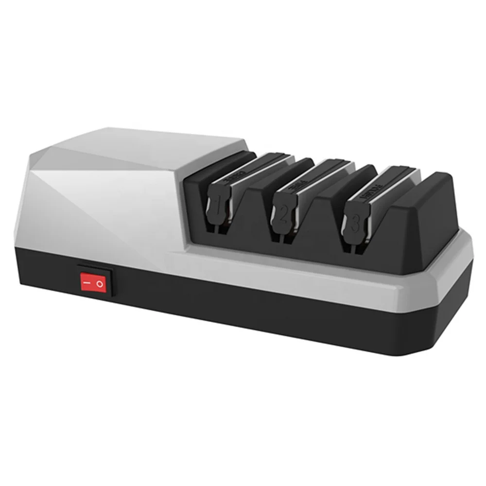 New design high-quality Diamond Hone 3-Stage Electric knife sharpener