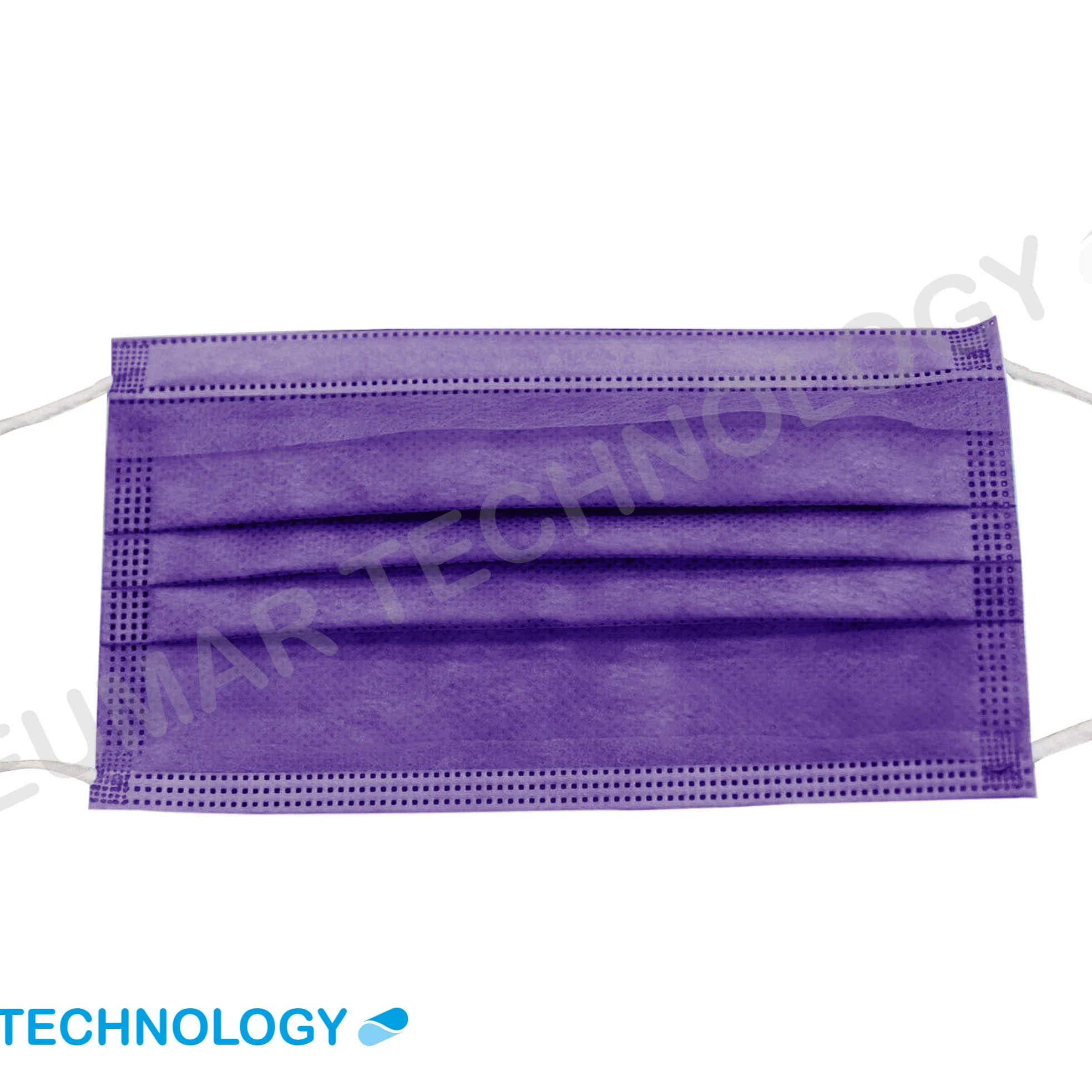 Nonwoven fabric Type 11R medical material Ear loop purple