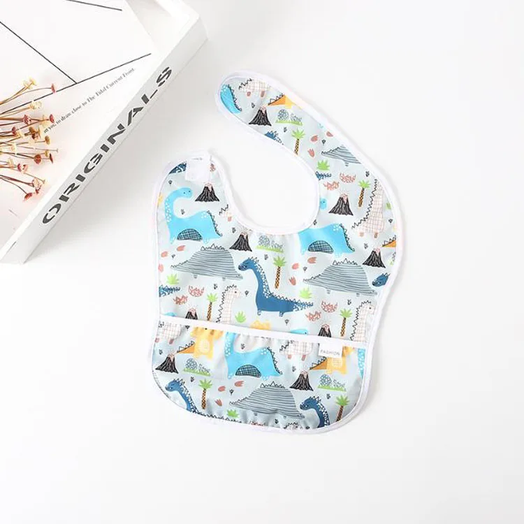 2021 Amazon hotsale cute designs best polyester baby bibs with high quality
