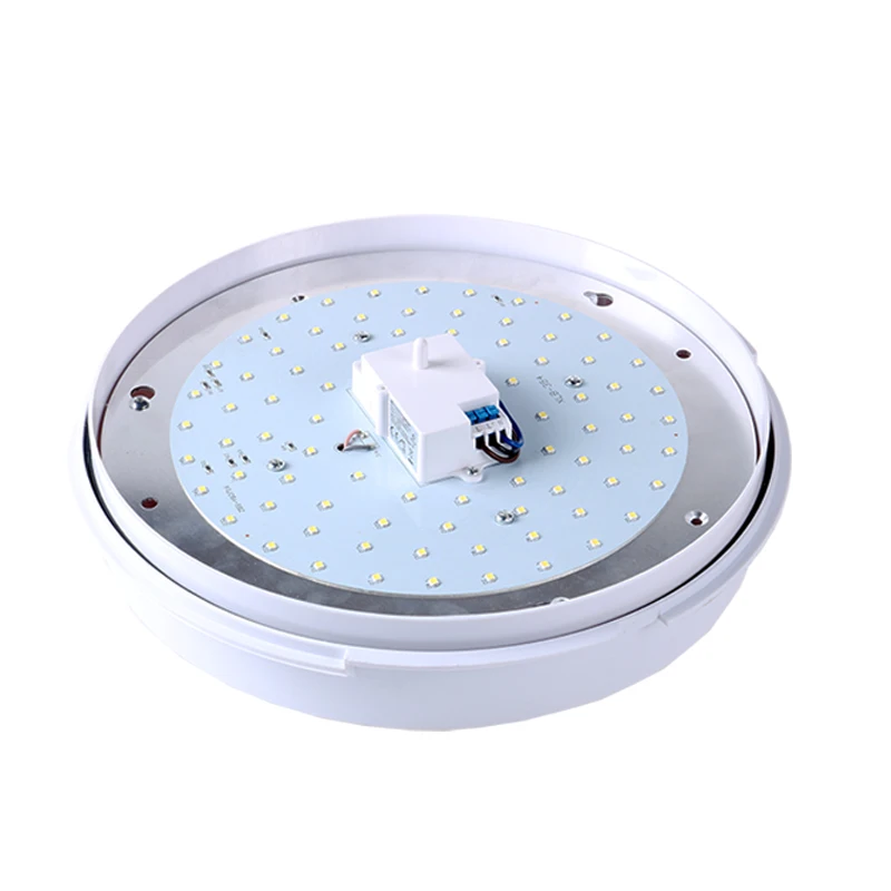 12W/16W Round/Square Motion Sensor Waterproof Emergency Ceiling Lamp Ip65 Led Emergency Ceiling Light
