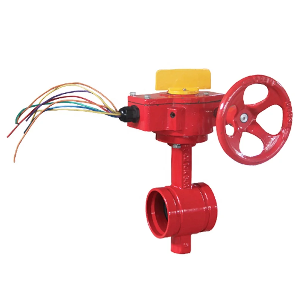 
Ductile Iron Butterfly Valve for Fire Fighting System Butterfly Valve 