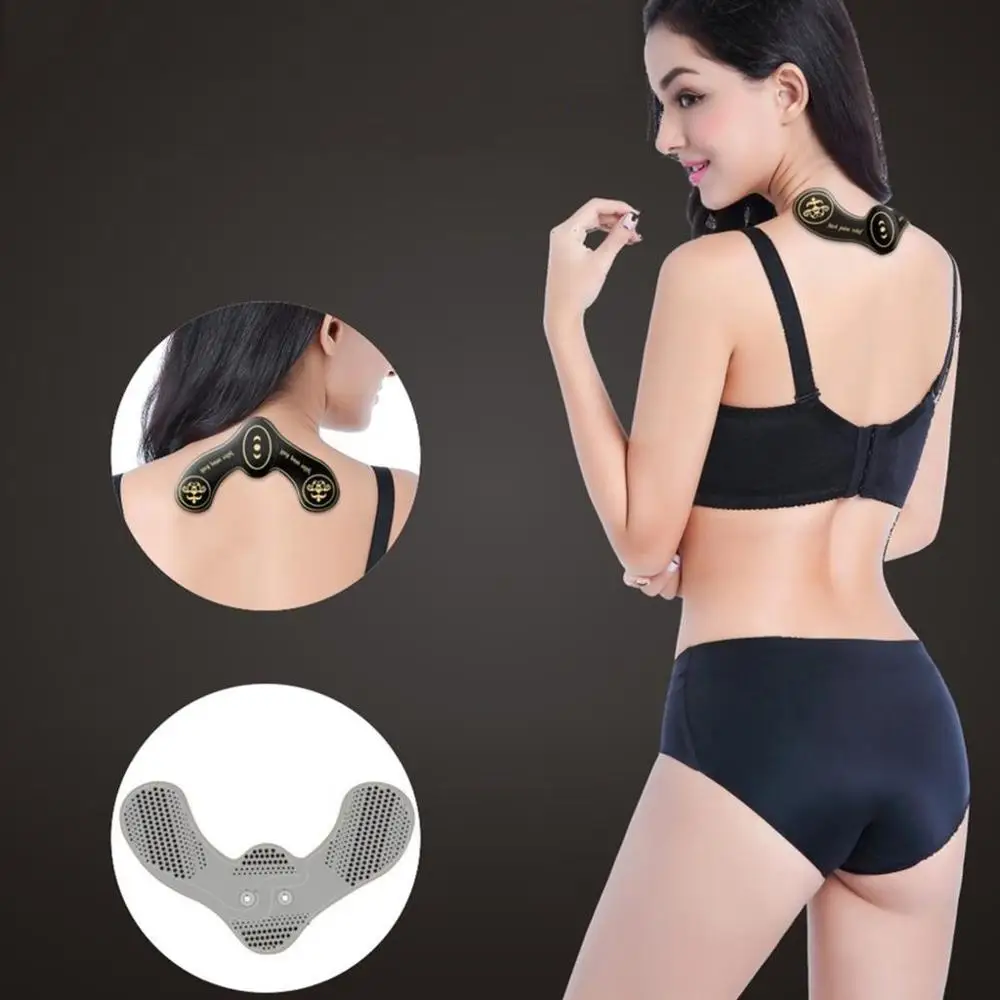 2019 new design EMS electric neck massager vibrator neck massager vibrator