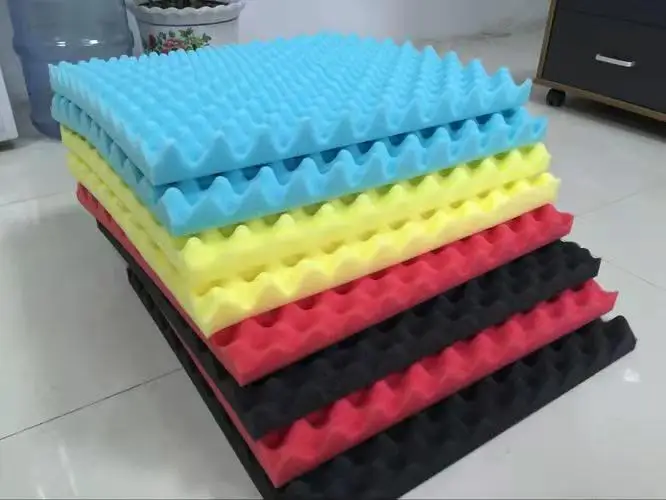 Manufacturers Studio Foam Panels Home Recording Studio Soundproof Acoustic Egg Crate Foam Black Acoustic Foam Set