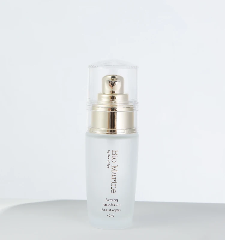 China factory Waterproof serum bottle skincare packaging Gold Transparent 30ml 40ml liquid foundation glass bottle