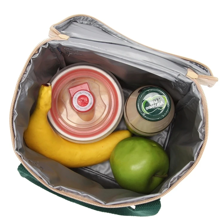 Chiterion Eco Friendly Jute Thermal Lunch Bag Insulated Cooler Bag Lunch Tote Customized Size Logo For Women Kids Promotion Saco