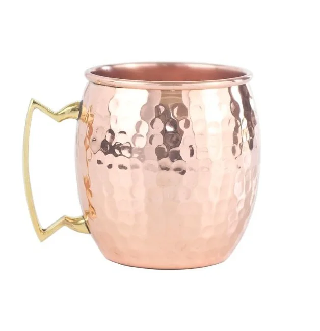 High Quality Custom Manufacturer Moscow Mule Copper Mug Antique Copper Beer Mugs Hammered Copper Mugs
