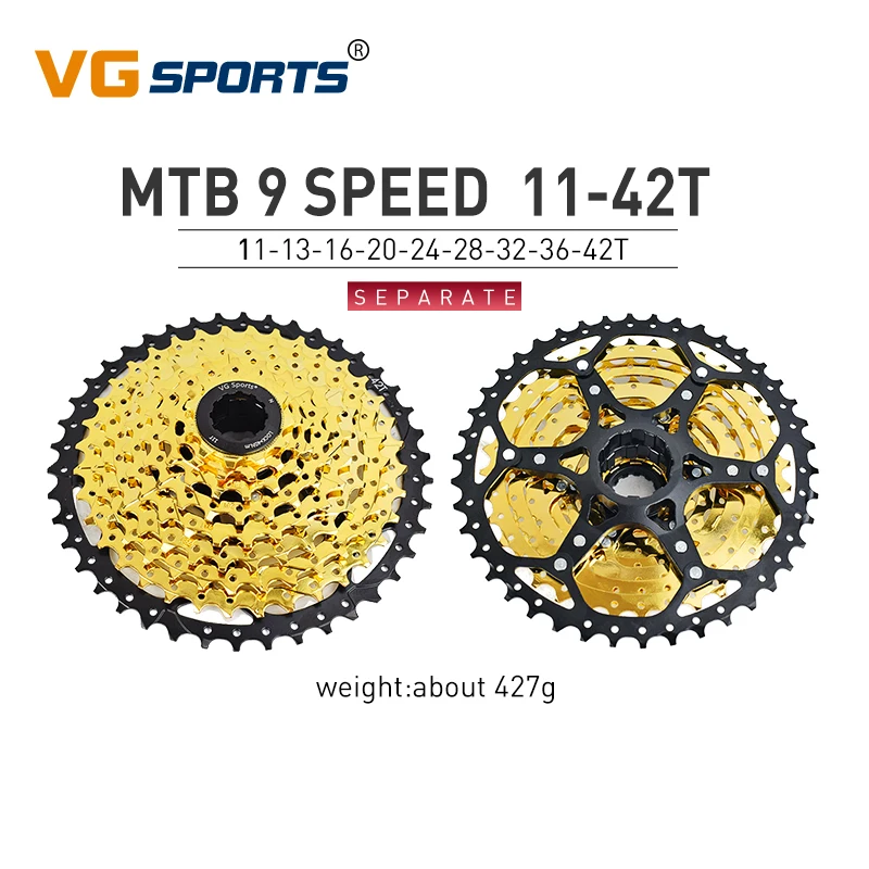 VG Sports 9-speed mountain bike cassette  flywheel bicycle flywheel accessories