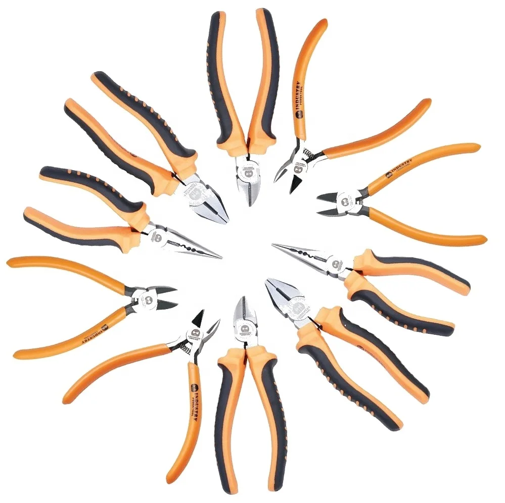 Профессиональные промышленные комбинированные плоскогубцы японского типа пластиковые кусачки для диагональной резки