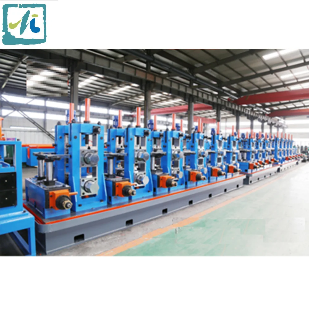 Custom GI Carbon Steel Iron Pipe Making Machine Production Line Welding Steel ERW Pipe Mill