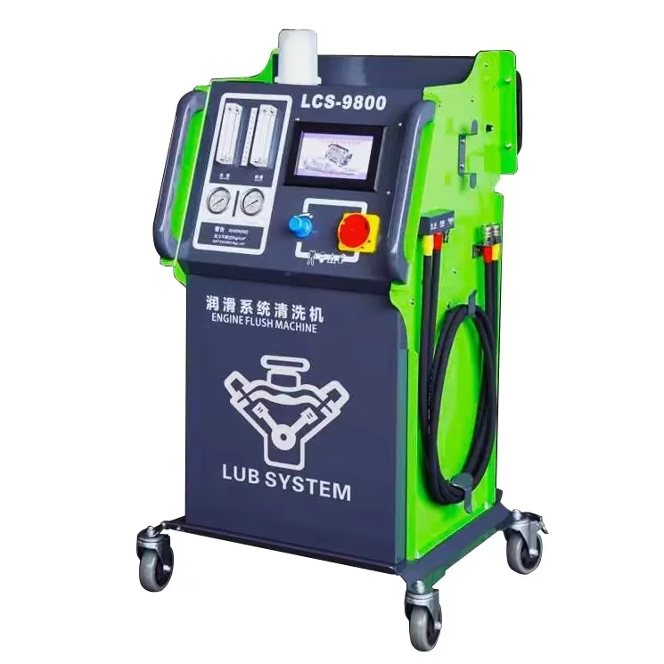 Hot selling LCS-9800 Automatic Lubrication system flush machine  Car Engine lubracation cleaner