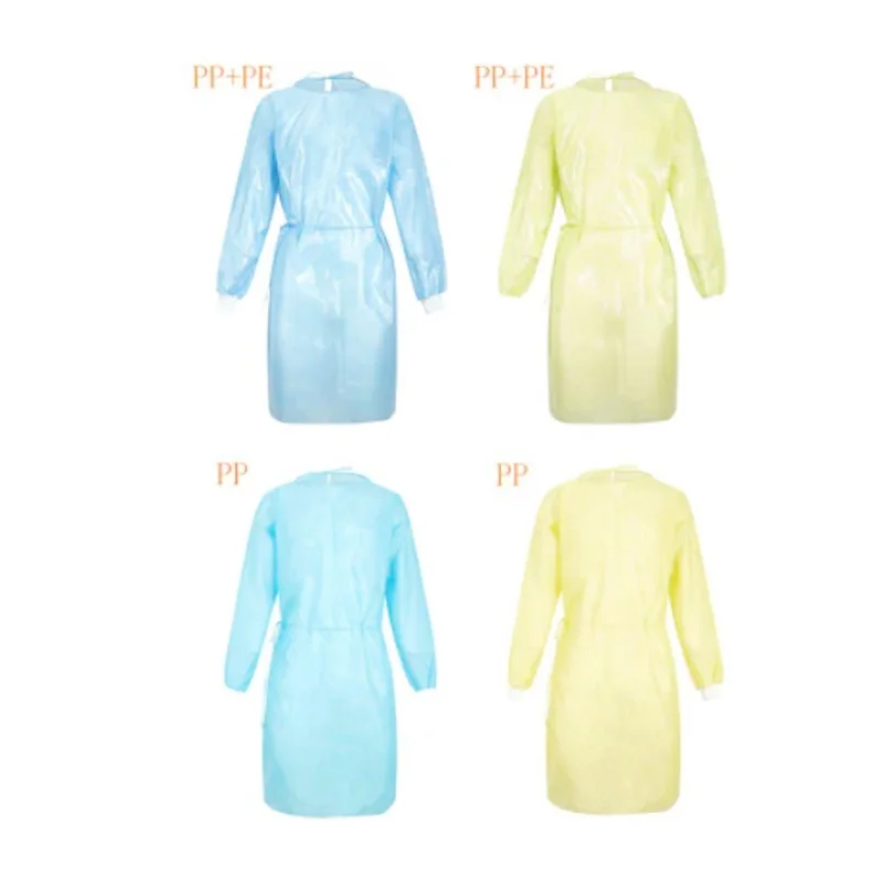 Hot selling PE film laminated microporous nonwoven fabric for Surgical Gown