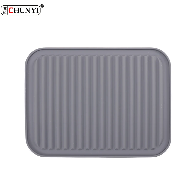 Multifunction  Heat resistant kitchen silicone non-slip  dinnerware table placemat dish drying mat scalding pot pad