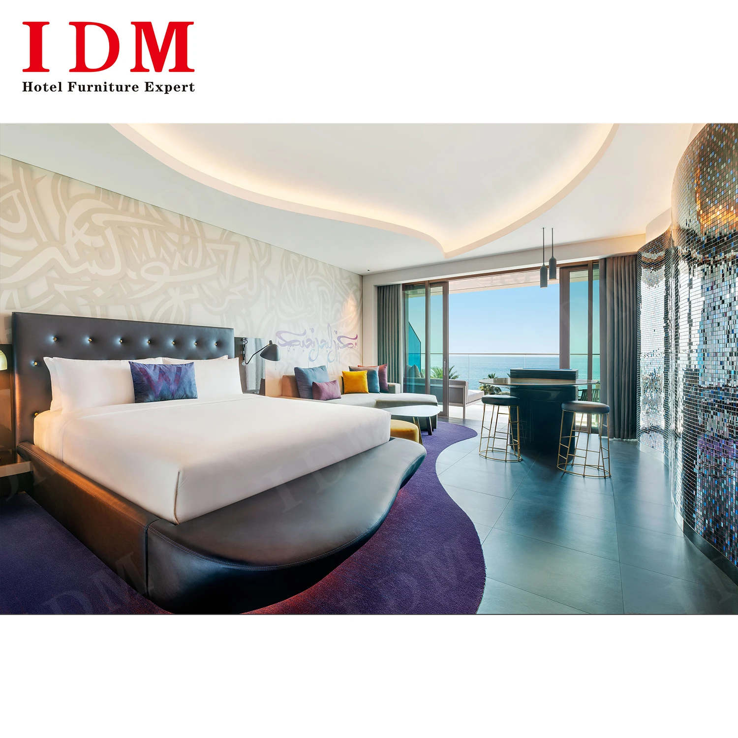 first brand hotel furniture supplier produces customized five-star hotel project furniture