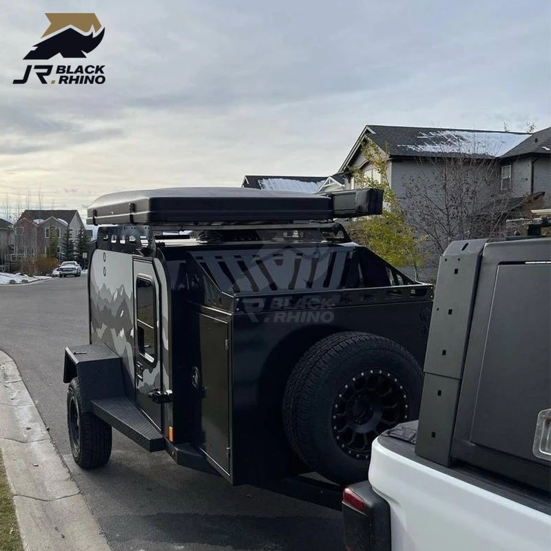 Glasvezel Camper Trailers Hq21 Black Series Offroad Camper Vintage Rv Camper Trailer Furniture And Electrical