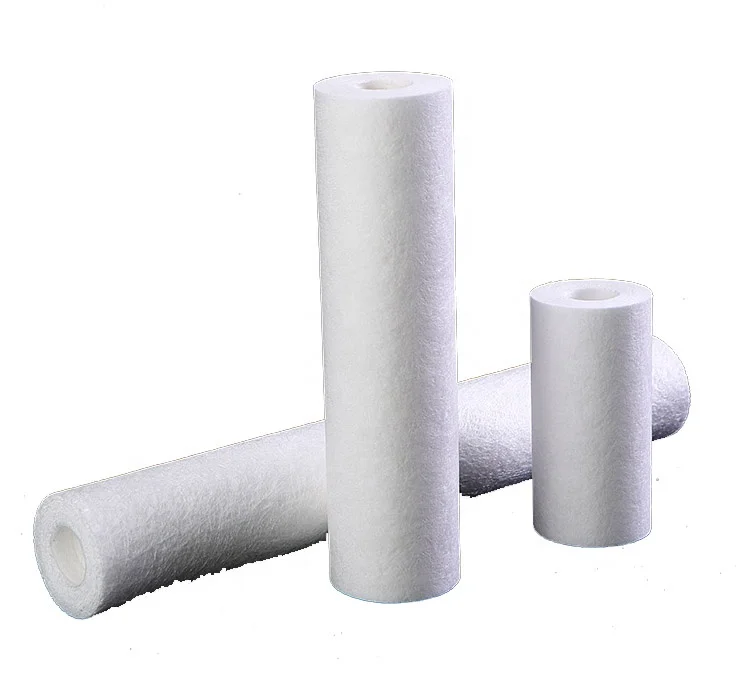 Factory Direct Supply 20 Inch Pp Cotton Water Purification Filter Element Polyester Fiber Replacement Core Mel Tblown