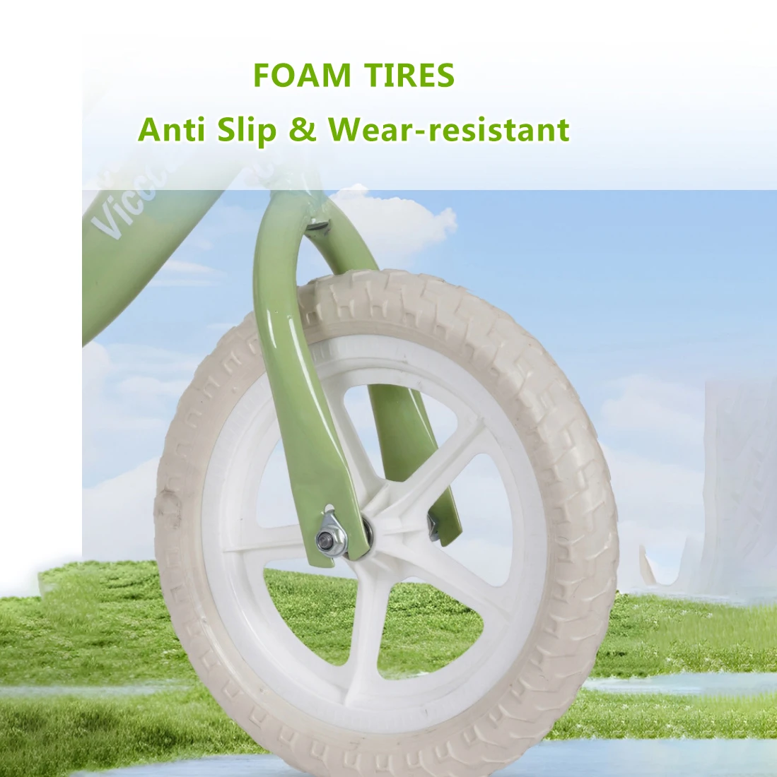 Factory Wholesale Price Small Size Bicycles With Fat Tire Foam Tires For Baby  None Brake For Children Walkers Without Chains