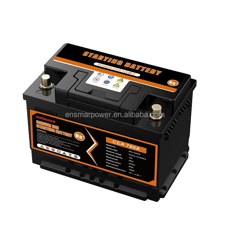 ensmar 170 amp car battery maintenance free automotive accumulator 12V Sodium ion starting din 180 lifeph