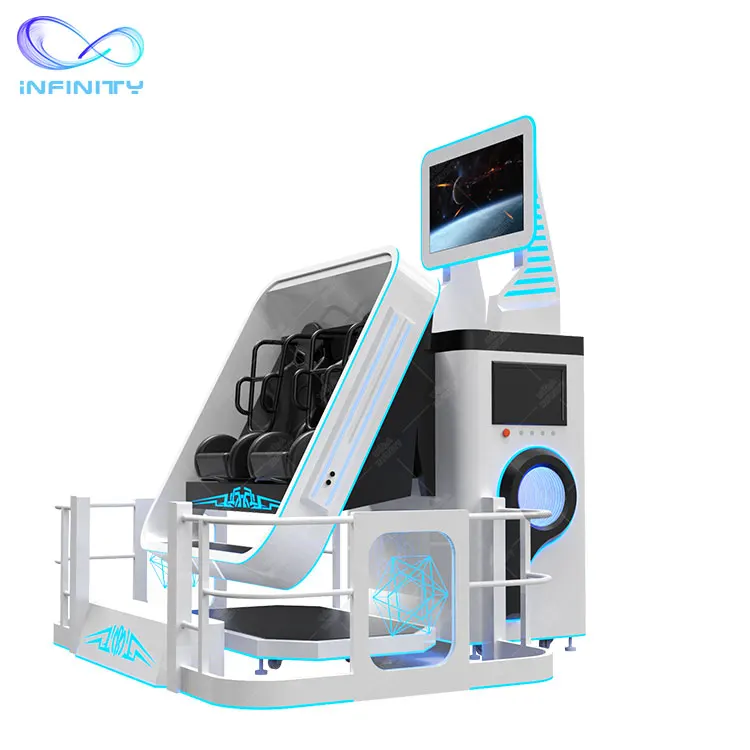 Free download movie games vr game machine motion thrill ride simulator 9d vr roller coaster 360 degree 2 seats