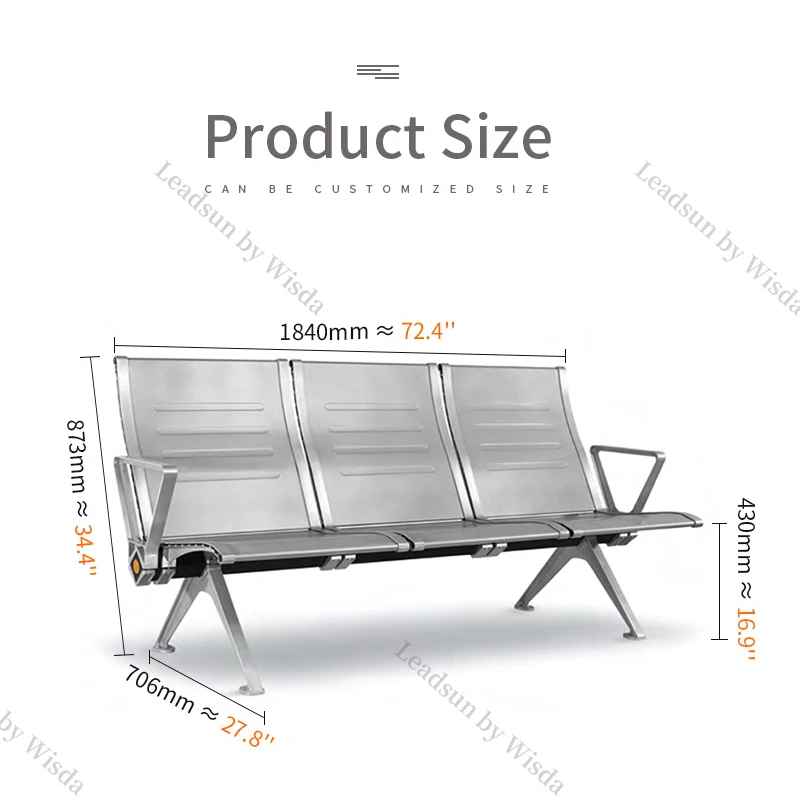 Stylish fashionable airport chair waiting room linic waiting chairs for hospital reception chairs waiting room
