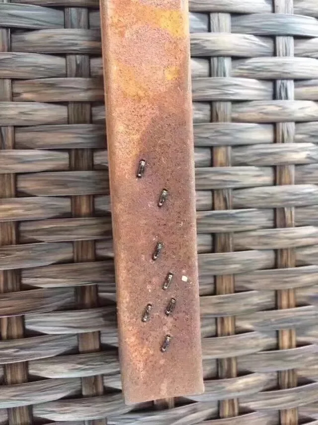 Air nail gun woodworking iron woven rattan aluminum tube narrow crown stapler high carbon steel nails 410K mm sharp feet