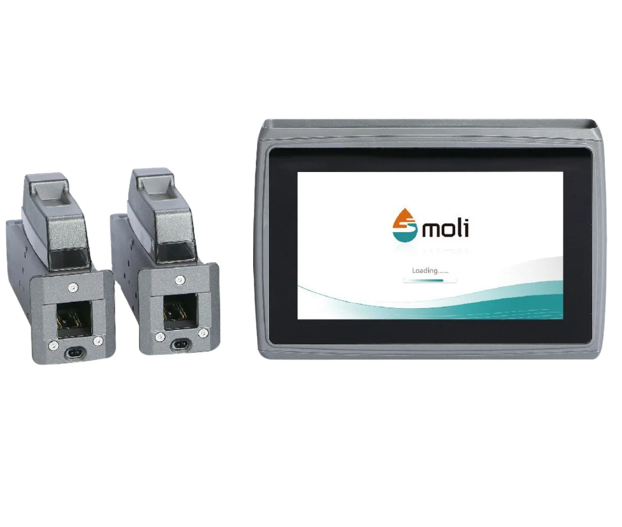 MoEco 2000 25.4mm TIJ Printer Double Head Thermal TIJ Inkjet Printer  For Printing Metals Wooden Board Aluminum Date Barcode