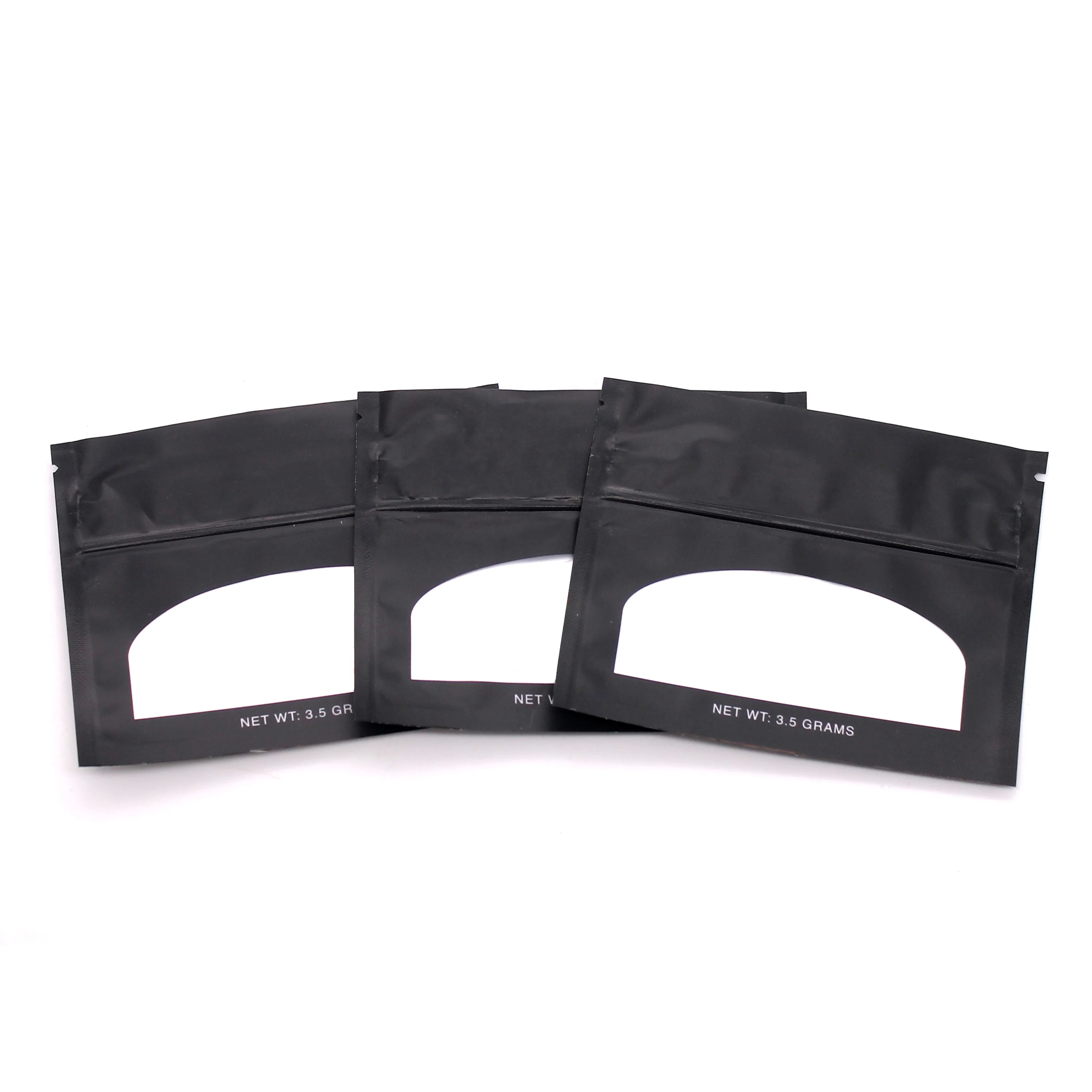 
Custom mylar bags 3.5 smell proof mylar zip lock bags printed 