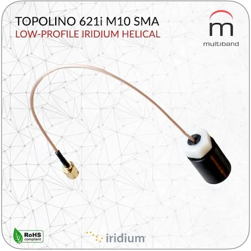 Small size outdoor waterproof Iridium satellite active communication receiving antenna topolino 621i