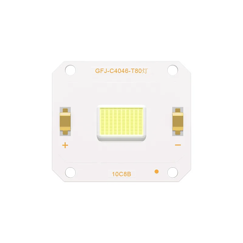 100W COB Projector High Luminous Efficiency 28-32v LED Integrated Lamp Bead Highlight Flip Chip Technology 50V Power Efficiency