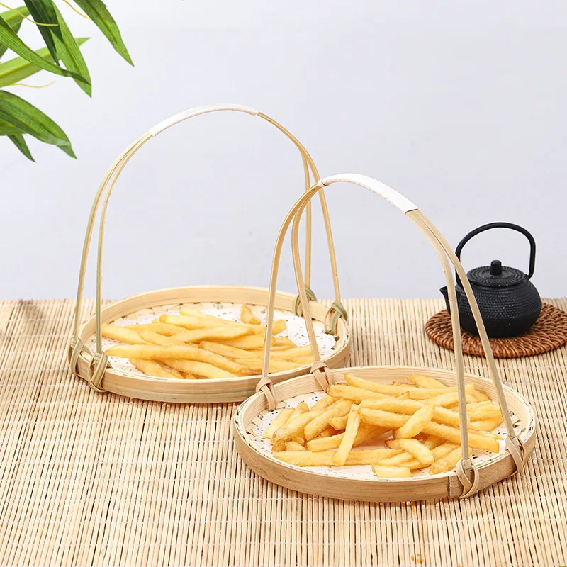 Hot Sale Nature Multi Color Weaving Storage Woven Basket Miniature Vietnam Home Handmade Mini Decorative Bamboo Basket