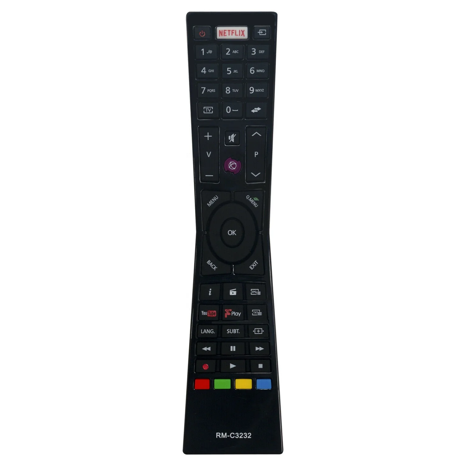 New Replaced RM-C3232 Remote Control fit for JVC  LT-32C660 LT-24C660 Smart 4K LED TVs