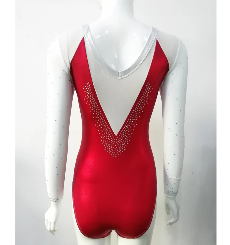 cute bodysuit black rhythmic girl custom design sleeveless kids dance wear competition gymnastics leotards clothes