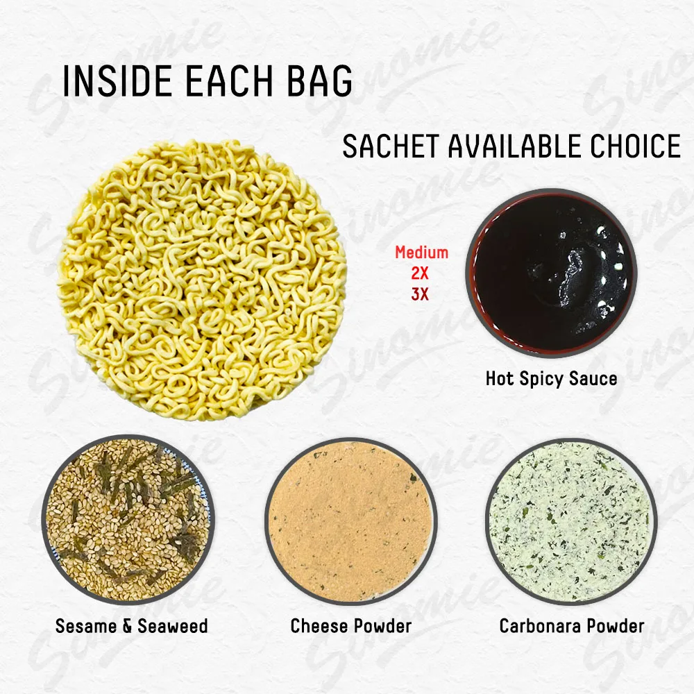 [SINOMIE] Factory Wholesale Korean Food Jjajiang Ramen / Toppoki /Buldak Carbonara Cheese Flavor Korean Ramen Noodles