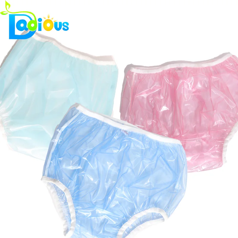 RTS Product Reusable ABDL plastic panties Adult Diaper PVC Panties
