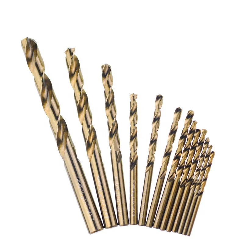 Elehk HSS Metal Steel Auger Drill Bit Set For Steel Twist HSS Cobalt Content Drill Bit Set Cobalt Straight Shank Twist Drill Bit