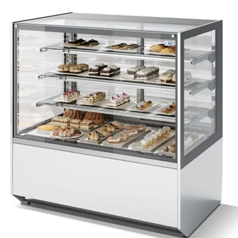 high-quality cake display fridge 3 layer cake chiller display