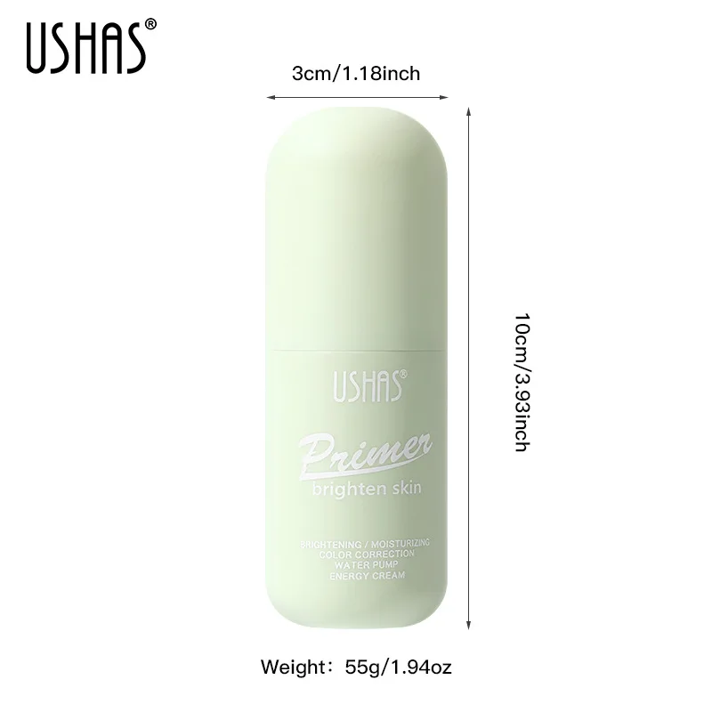 USHAS Smooth Face Brighten Makeup Skin Invisible Pores Concealer, Primer Make Up Shrink Pore Primer Base